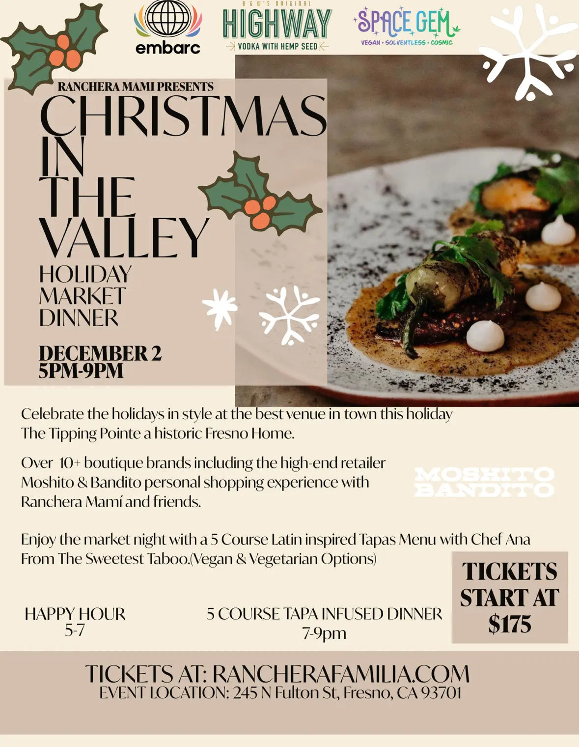 Christmas In The Valley Tickets Ranchera Familia